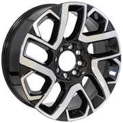 Set(4) 24x9 CV61 Gloss Black Machined - 8x165.1 +35ET