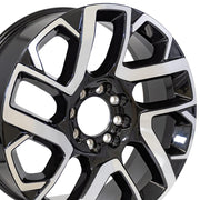 Set(4) 24x9 CV61 Gloss Black Machined - 8x165.1 +35ET