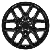 20" Replica Wheels fit Chevrolet Silverado 1500 - CV62 Gloss Black 20x9, Goodyear Tires &amp; TPMS Set