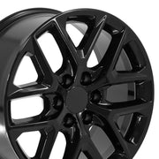 Set(4) 20x9 CV62 Gloss Black - 6x139.7 +28ET