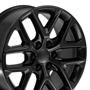 Set(4) 20x9 CV62 Satin Black - 6x139.7 +28ET