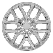 Set(4) 20x9 CV62 Chrome - 6x139.7 +28ET