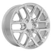 Set(4) 20x9 CV62 Chrome - 6x139.7 +28ET with 275/55r20 TBB TS-37 AT Tires