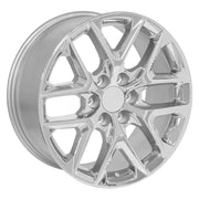 Set(4) 20x9 CV62 Chrome - 6x139.7 +28ET