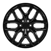 Set(4) 22x9 CV62 Gloss Black - 6x139.7 +28ET