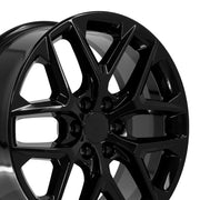 Set(4) 22x9 CV62 Gloss Black - 6x139.7 +28ET