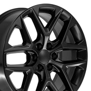 Set(4) 22x9 CV62 Satin Black - 6x139.7 +28ET