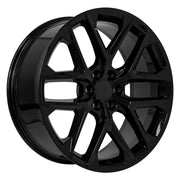 OE Wheels CV62 24x10 6x139.7 Gloss Black Wheels 305-35-24 Ironman iMove GEN 2 Tires SET