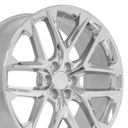 Set(4) 24x10 CV62 Chrome - 6x139.7 +28ET