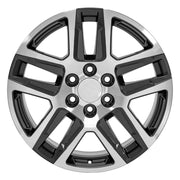 Set(4) 20x9 CV63 Gloss Gunmetal Machined - 6x139.7 +28ET with 275/55r20 TBB TS-37 AT Tires