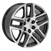 Set(4) 20x9 CV63 Gloss Gunmetal Machined - 6x139.7 +28ET with 275/55r20 Goodyear Eagle LS2 Tires