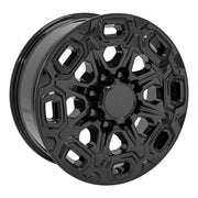 OE Wheels CV64 20x8.5 8x165.1 12et Gloss Black Wheel SET