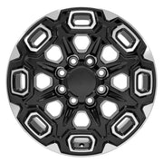 OE Wheels CV64 20x8.5 8x165.1 12et Gloss Black Machined Wheel SET