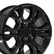 OE Wheels CV65 18x8.5 6x139.7 26et Gloss Black Wheel SET