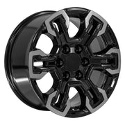 18x8.5 CV65 Gloss Black Machined - 6x139.7 +26ET