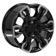 18x8.5 CV65 Gloss Black Machined - 6x139.7 +26ET