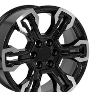 20x9 CV65 Gloss Black Machined - 6x139.7 +26ET