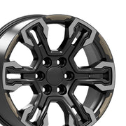 CV65 Satin Black Machined Face - Two Tone
