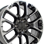 22x9 CV67 Gloss Black Machined - 6x139.7 +28ET