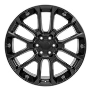 OE Wheels CV67 24x10 6x139.7 Satin Black Wheels 305-35-24 Ironman iMove GEN 2 Tires TPMS SET