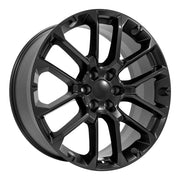 Set(4) 24x10 CV67 Satin Black - 6x139.7 +28ET with 295/35r24 Ironman iMove GEN 2 Tires &amp; TPMS