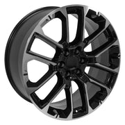 Set(4) 24x10 CV67 Gloss Black Machined - 6x139.7 +28ET