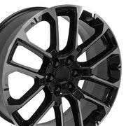 Set(4) 24x10 CV67 Gloss Black Machined - 6x139.7 +28ET