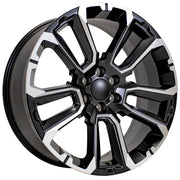 Set(4) 24x10 CV68 Satin Black with Milled Edge - 6x139.7 +28ET with 295/35r24 Ironman iMove GEN 2 Tires &amp; TPMS