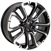 Set(4) 24x10 CV68 Satin Black with Milled Edge - 6x139.7 +28ET