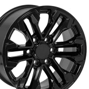 Set(4) 18x8.5 CV69 Gloss Black - 6x139.7 +26ET
