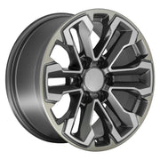 Set(4) 18x8.5 CV69 Satin Gunmetal Machined Face - Two Tone - 6x139.7 +26ET with 275/65r18 Ironman All Country A/T2 Tires &amp; TPMS