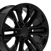 Set(4) 20x9 CV69 Gloss Black - 6x139.7 +26ET