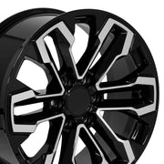 20x9 CV69 Gloss Black Machined - 6x139.7 +26ET