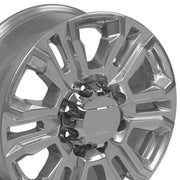Set(4) 20x8.5 CV70A Polished - 8x165.1 +15ET