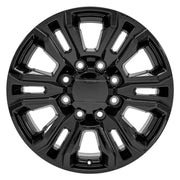 OE Wheels CV70 20x8.5 8x180 47et Gloss Black Wheel SET