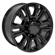 OE Wheels CV70 20x8.5 8x180 47et Gloss Black Wheel SET
