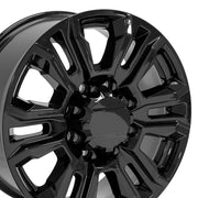 OE Wheels CV70 20x8.5 8x180 47et Gloss Black Wheel SET