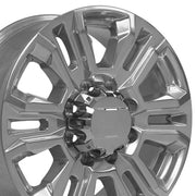 OE Wheels CV70 20x8.5 8x165.1 12et Polished Wheel SET