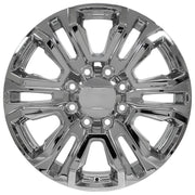 Set(4) 22x8.5 CV70B Chrome - 8x180 +47ET