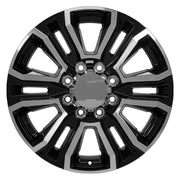 22x8.5 CV70B Gloss Black Machined - 8x180 +47ET