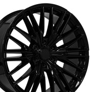 Set(4) 22x9 CV72 Gloss Black - 6x139.7 +18ET