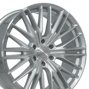 22x9 CV72 Gloss Silver Machined - 6x139.7 +18ET