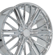 Set(4) 24x10 CV72 Chrome - 6x139.7 +31ET