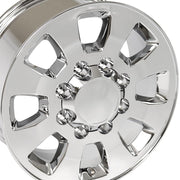 OE Wheels CV75 18x8 8x180 44et Chrome Wheel SET