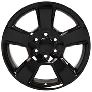 OE Wheels CV76 20x9 6x139.7 Gloss Black Wheels 275-55-20 Ironman iMove GEN 2 SUV Tires TPMS SET