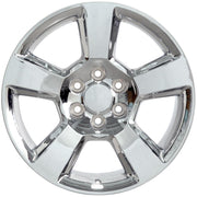 OE Wheels CV76 20x9 6x139.7 Chrome Wheels 275-55-20 Bridgestone Dueler Alenza HL Plus Tires TPMS Lugs SET
