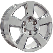 OE Wheels CV76 20x9 6x139.7 27et Chrome Wheel