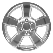 Set(4) 20x9 CV76 Polished - 6x139.7 +27ET with 275/55r20 Bridgestone Dueler Alenza HL Plus Tires &amp; TPMS