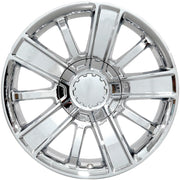OE Wheels CV77 20x9 6x139.7 Chrome Wheels 275-55-20 Bridgestone Dueler Alenza HL Plus Tires TPMS Lugs SET