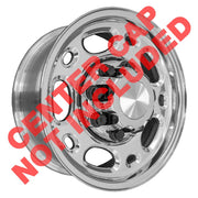 OE Wheels CV82 16x6.5 8x165.1 28et Polished Wheel SET